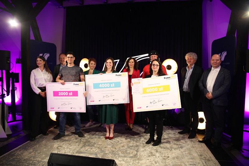 Zwycięzcy konkursu Famelab | fot. Katarzyna Suchańska