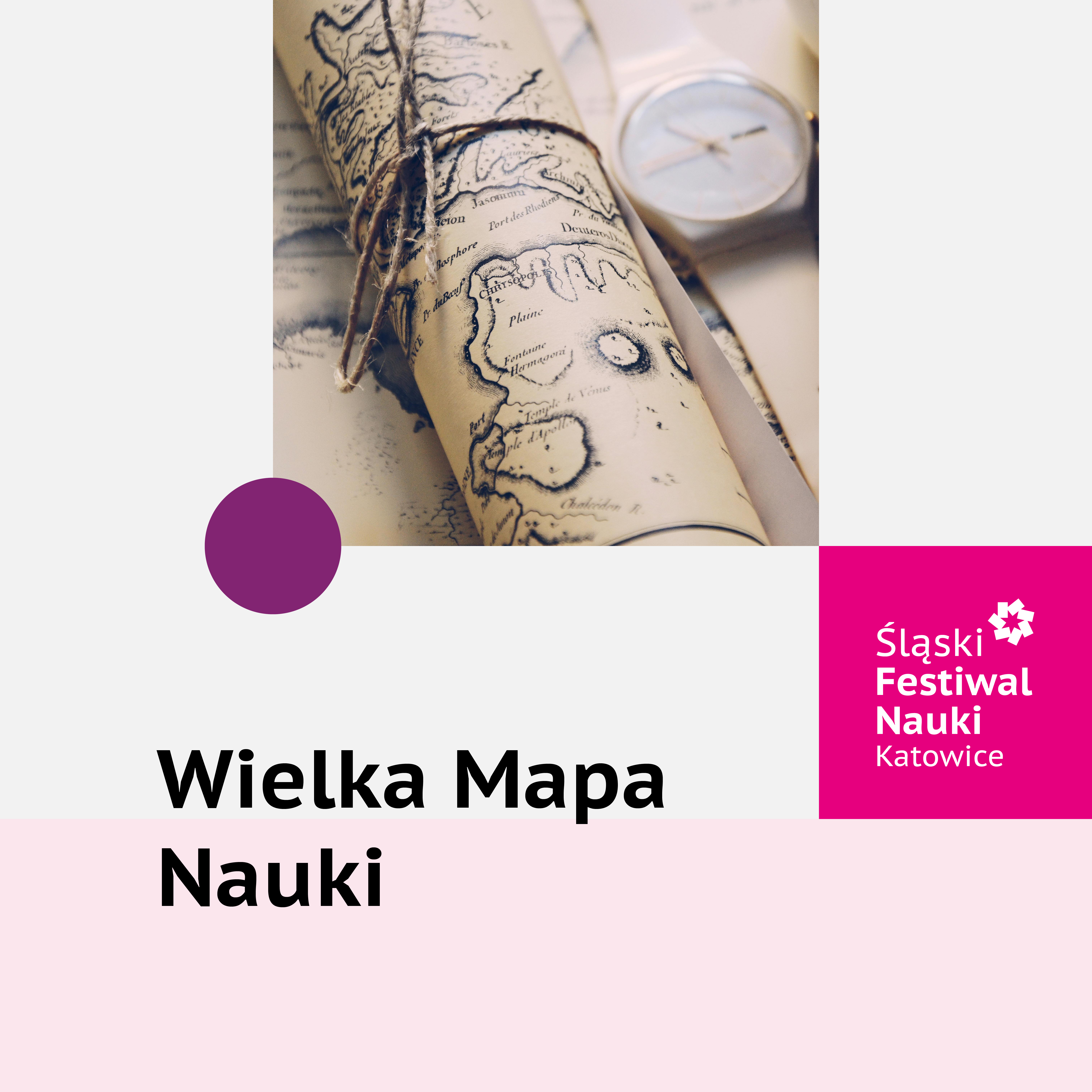 Grafika z napisem Wielka Mapa Nauki