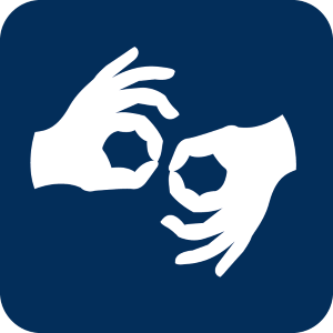 symbol języka migowego