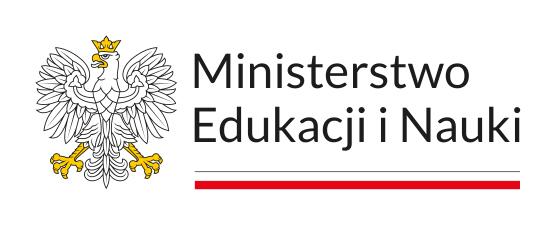 Godło Polski, napis: Ministerstwo Edukacji i Nauki